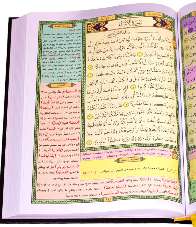 Al-Hafiz Al-Mutqin Quran with Reasons of Revelation and Thematic Tafsir – Size 24×17 cm - Image 4